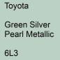 Preview: Toyota, Green Silver Pearl Metallic, 6L3.